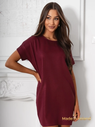 Simple women's short dress Lady Time