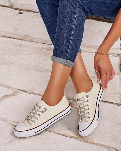 Royalfashion Women's sneakers with decorative laces Timi