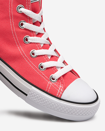Women's high-top Garet coral sneakers - Footwear