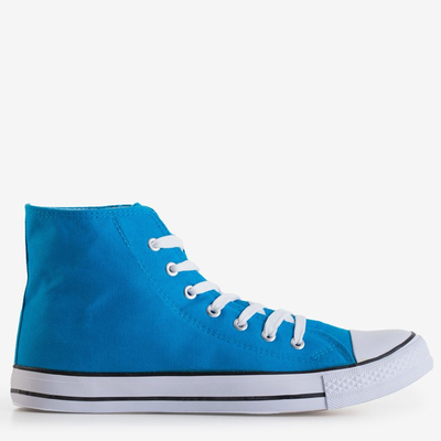 Men's blue Skarle high sneakers - Footwear