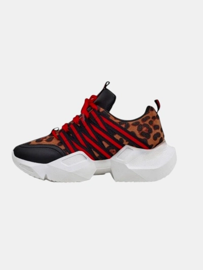 Royalfashion Women's sporty sneakers with a thicker sole Ivvert