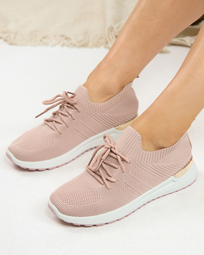 OUTLET Pink women's sports shoes Ferroni - Footwear