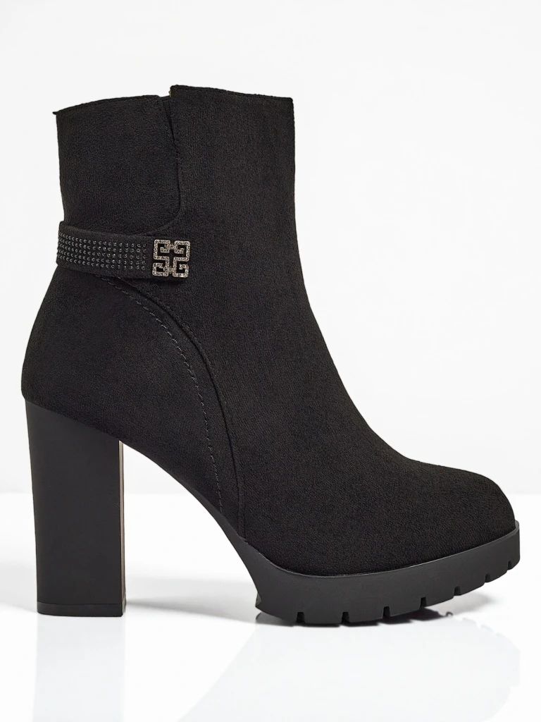 Women's Zavrina Eco-Suede Heeled Ankle Boots