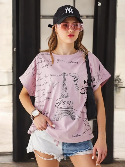 Royalfashion Women's Cotton T-Shirt Good Paris