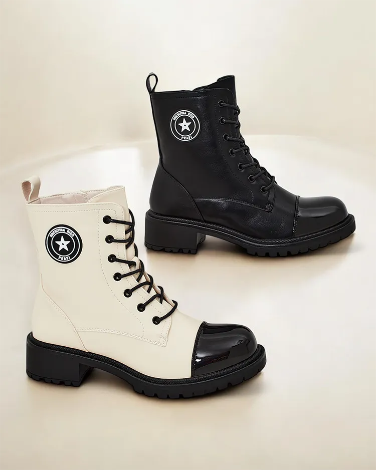 Royalfashion Eco leather women's ankle boots Vemis