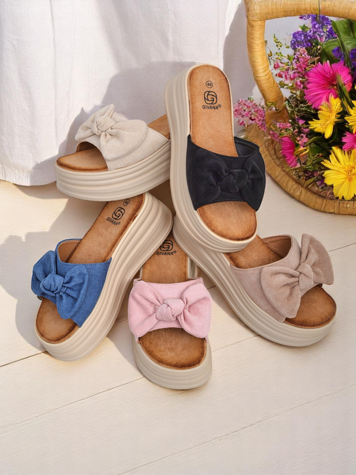 Royalfashion Sieviešu platformas iešļūcenes Givan