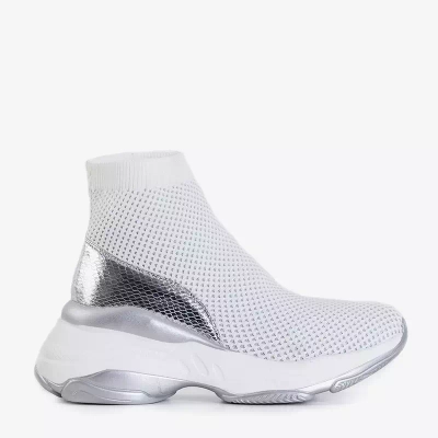 OUTLET Белые высокие спортивные туфли от Lupine - Обувь