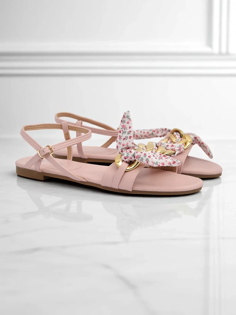 Royalfashion Женские сандалии на плоской подошве BareLuxe