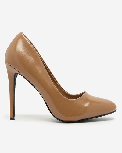 Royalfashion Brown stiletto pumps Retogasa