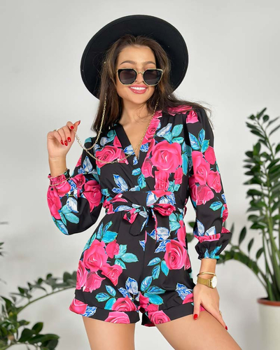 Royalfashion Женский узорчатый комбинезон