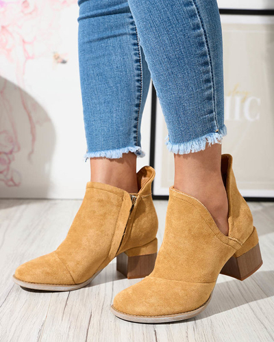 Camel women's insulated boots on the Karela post - Footwear
