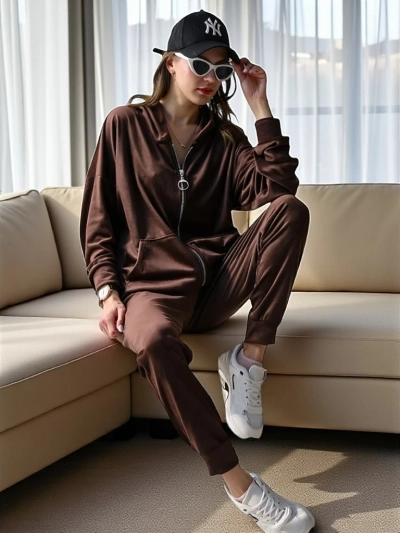 Royalfashion Women's set a'la velvet