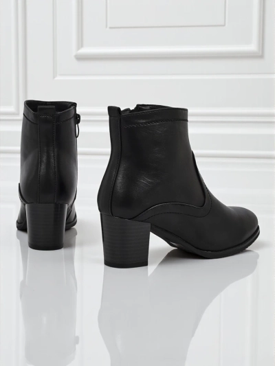 Women's eco-leather heeled ankle boots Lunar Crest