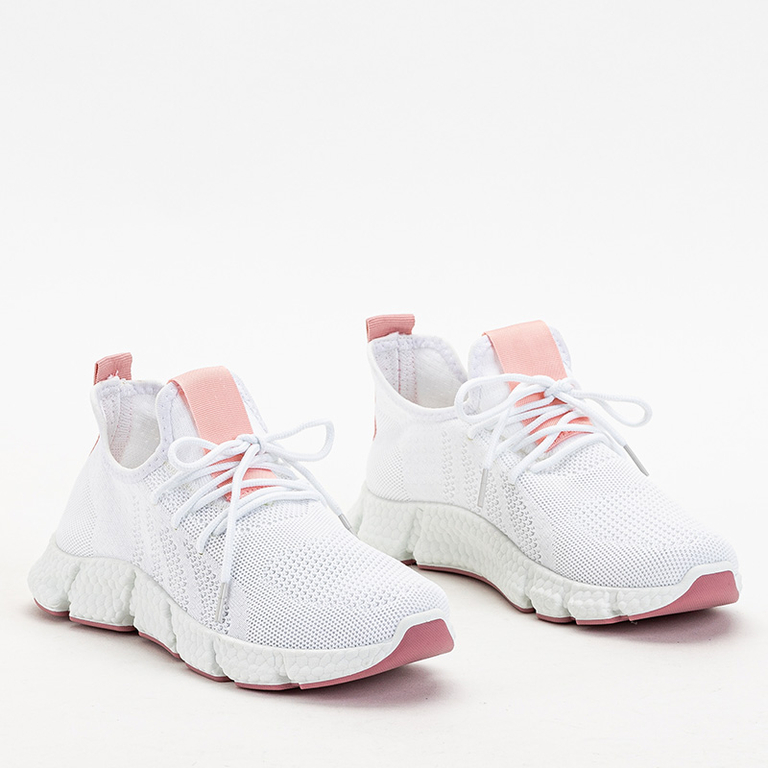 Balti un rozā Baym sieviešu sporta apavi - Apavi