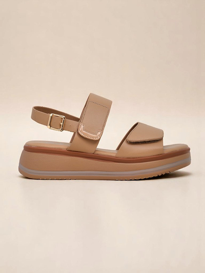 Royalfashion Sieviešu sandales ar biezāku zoli Tulipp