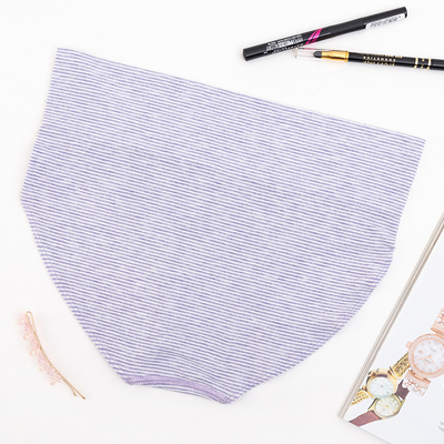 Фиолетовые женские трусы в полоску