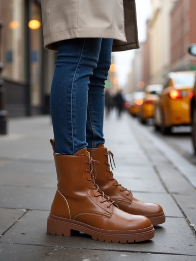 Royalfashion Women's Bumalo lace-up boots