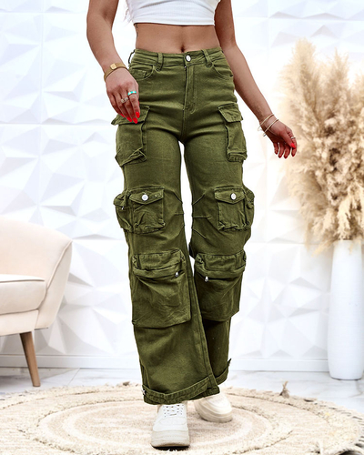 Royalfashion Women's wide combat pants