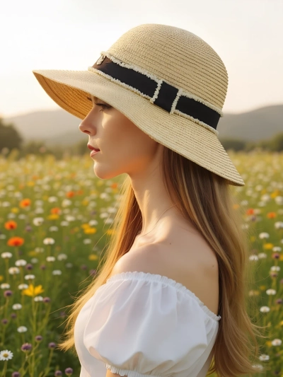 Royalfashion Sieviešu salmu cepure Sunny Meadow