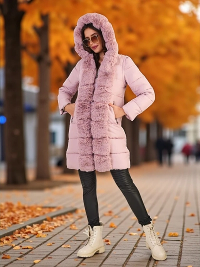 Royalfashion Sieviešu jaka ar atsvaraemām piedurklapēm