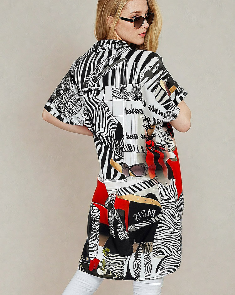 Royalfashion Женская узорчатая туника