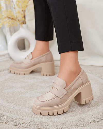 Royalfashion Sieviešu mokasīni uz staba Narvoti