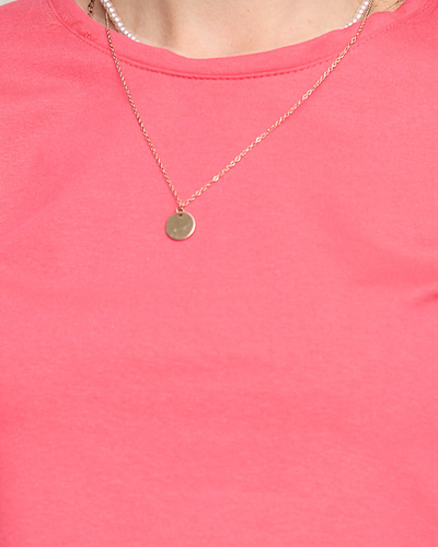 Neona rozā sieviešu kokvilnas sporta sviedru komplekts - apģērbs