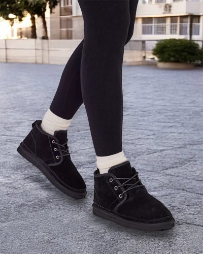 Vīriešu melni sniega zābaki Gavin - Footwear