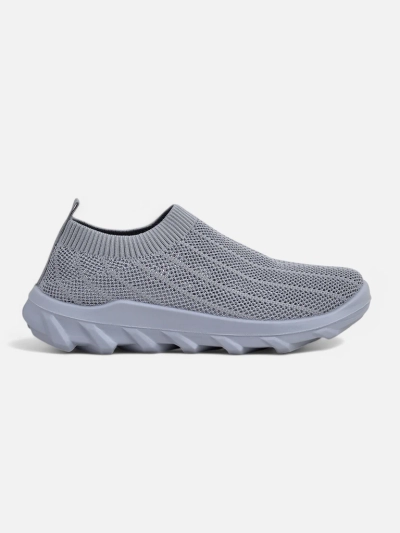 Sneakers da donna grigio tortora Silvana - comode scarpe slip-on per la città