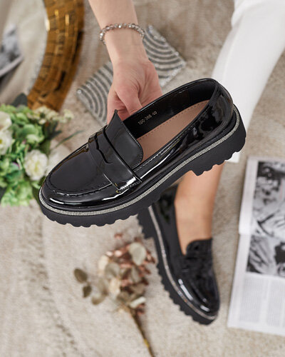 Royalfashion Женские лакированные мокасины Deru