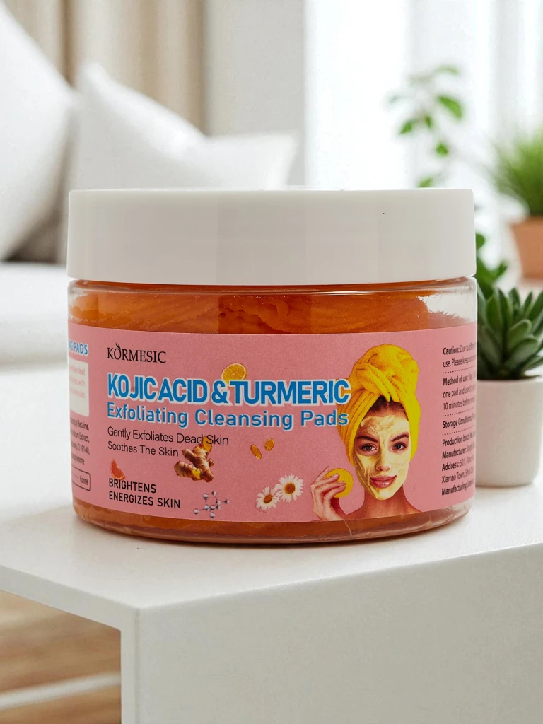 Kurkuma Coic Acid- Exfoliating Cleansing and Brightening Pads