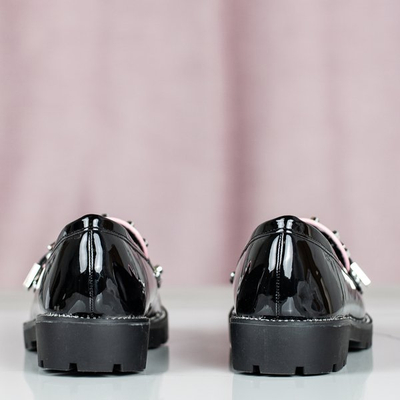 Black moccasins with Gwadalaha ornaments - Footwear