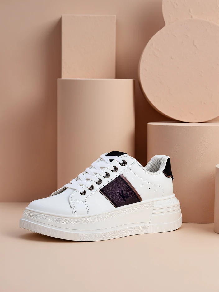 Royalfashion Women's platform sports sneakers Gevin