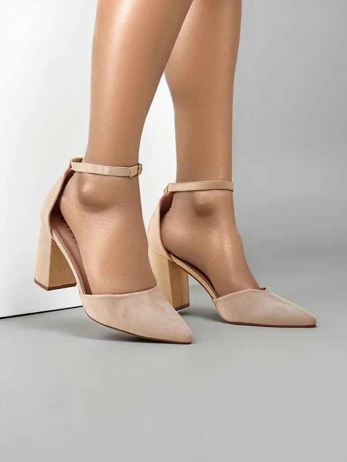 Royalfashion Женские туфли на каблуке из экокожи Caldeno