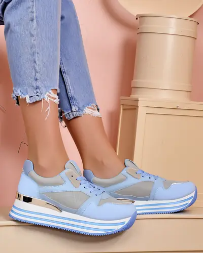 Royalfashion Women's platform sports sneakers Erixo