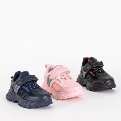 Children's black sports sneakers Roiy- Footwear