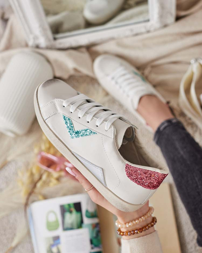 Royalfashion Women's sporty sneakers with embellishments Ginn