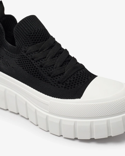 Women's sneakers in black color Juneasi - Footwear