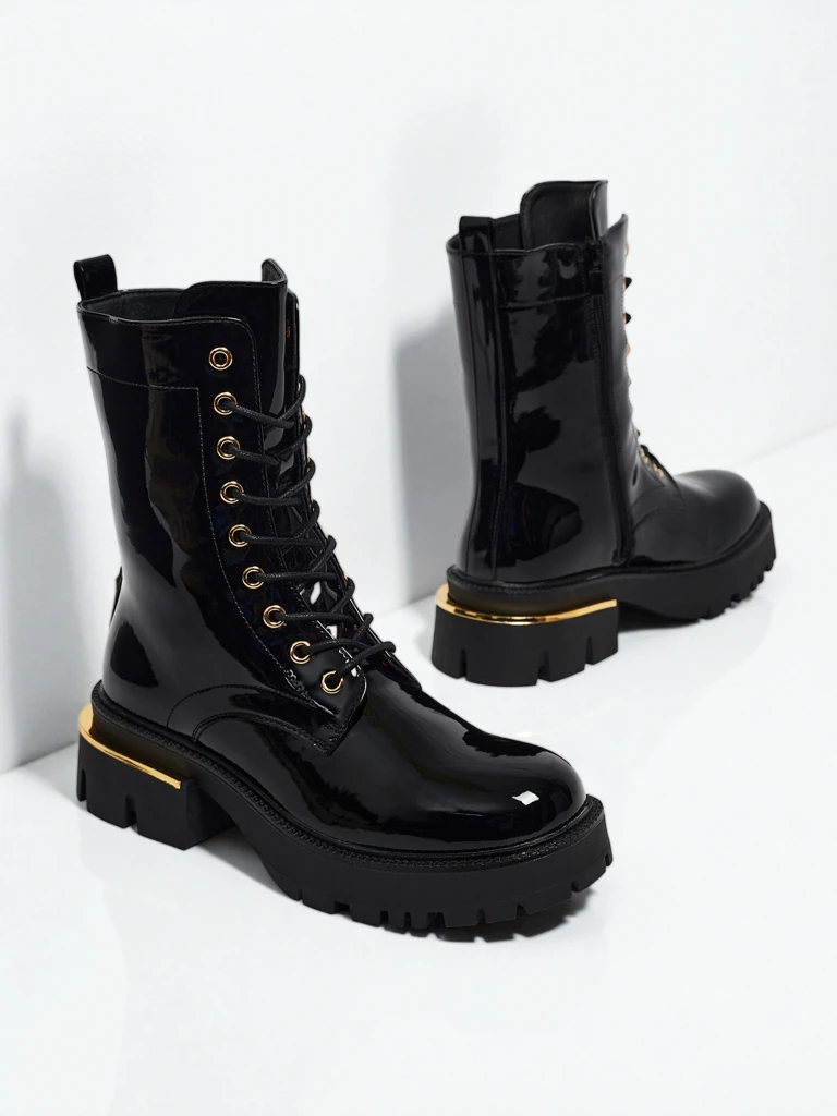 Royalfashion Damskie botki workery Elolio