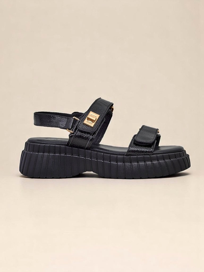 Royalfashion sieviešu sandales uz biezākas zoles Aganda