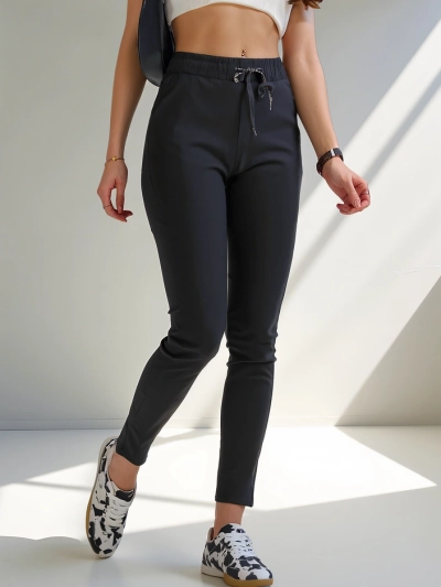 Royalfashion Женские хлопковые узкие брюки