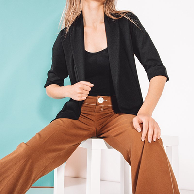 Black women's unbuttoned bedspread - Clothing