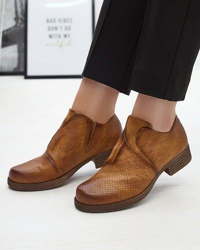 Kamieļu ādas pusbikses Ilioppa- Footwear