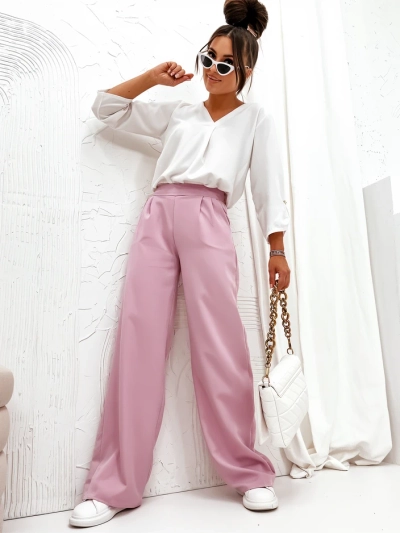 Royalfashion Wide women's fabric trousers