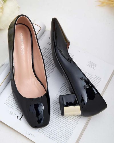 Royalfashion Women's low stiletto pumps Eless