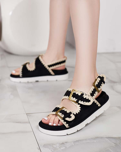 Royalfashion Women's Lunnay eko suede sandals