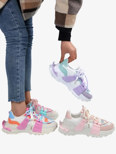 Кроссовки Royalfashion для женщин с резиновыми вставками Bubble