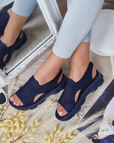 Royalfashion Sieviešu sandales ar Volin virsmu