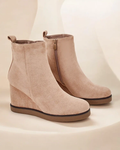Royalfashion Women's wedge boots Sierra