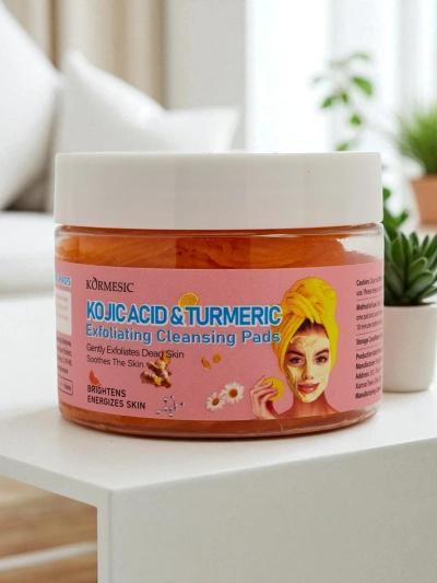 Kurkuma Coic Acid- Exfoliating Cleansing and Brightening Pads